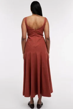 Vestido midi tirantes