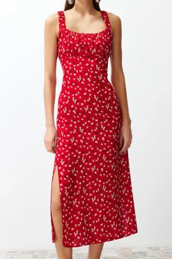 Vestido midi tirantes