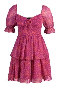 Vestido mini con escote