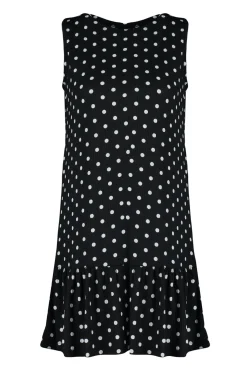Vestido mini lunares