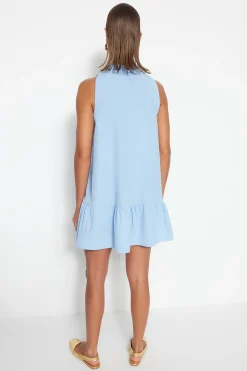 Vestido mini sin mangas