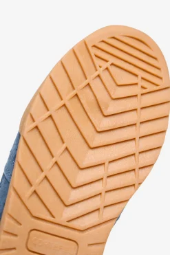 Zapatilla piel y textil