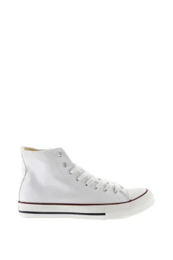 Zapatillas abotinadas de lona Victoria Tribu con puntera de goma