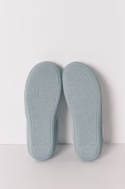 Zapatillas casa mocas&iacute;n azul