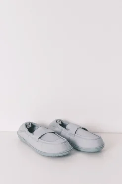 Zapatillas casa mocas&iacute;n azul