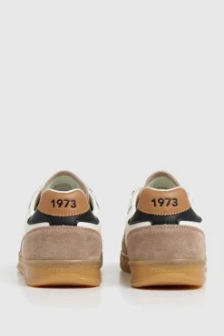 Zapatillas con piel