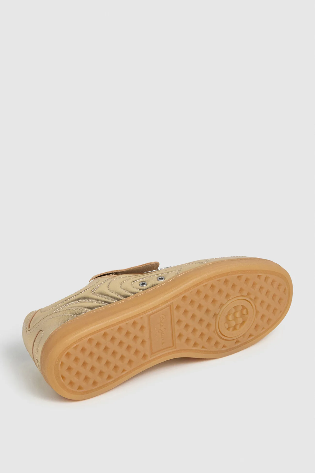 Zapatillas De Piel Metalizadas
