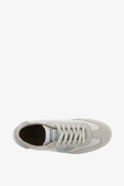 Zapatillas efecto piel serraje