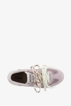 Zapatillas tipo malla piezas serraje