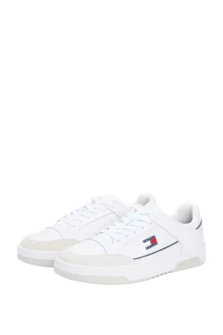 Zapatillas Tommy Jeans blancas con logo bandera