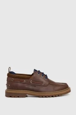 Zapatillos casuales de piel